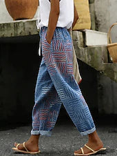 Women's Comfort Breathable Ankle Length Casual Pants