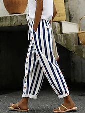 Women's Comfort Breathable Ankle Length Casual Pants