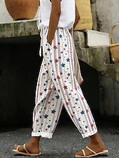 Women's Comfort Breathable Ankle Length Casual Pants