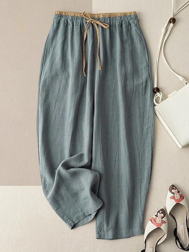 Women's Summer Loose Fit Casual Long Pants