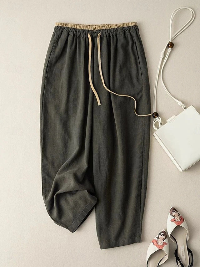 Women's Summer Loose Fit Casual Long Pants