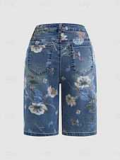 Women's Street Style Bermuda Shorts for Vacation & Casual Daily