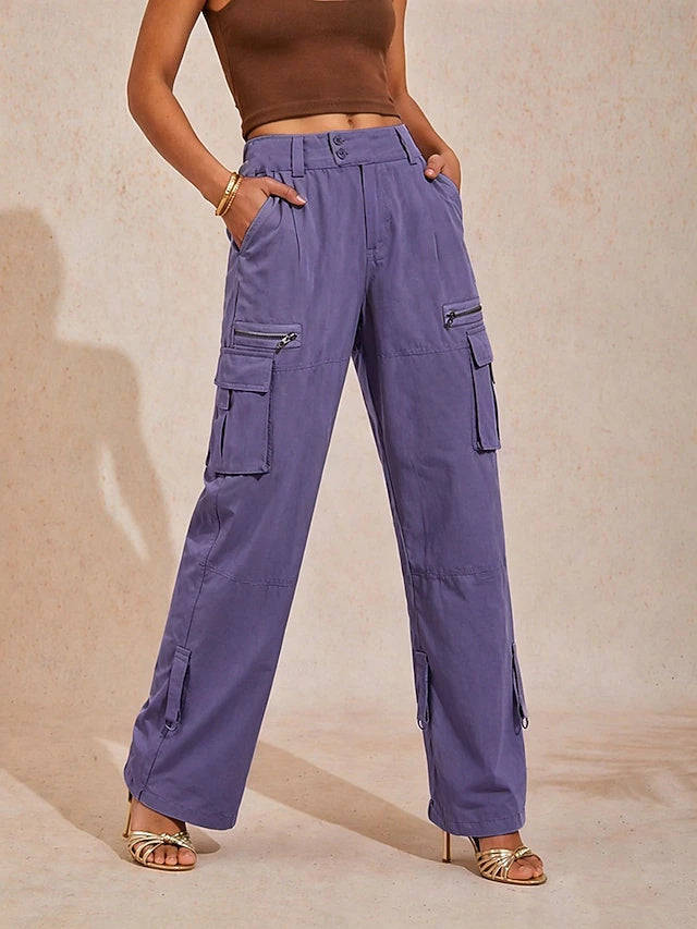 Pure cotton material for great comfort, classic solid design with practical pockets, ideal for daily wear and light sports.
