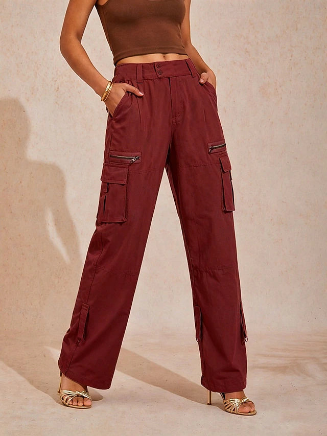 Pure cotton material for great comfort, classic solid design with practical pockets, ideal for daily wear and light sports.