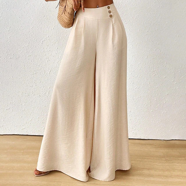 Ultra soft and lightweight fabric, loose wide leg design, comfy for beach trips and daily summer outfits.