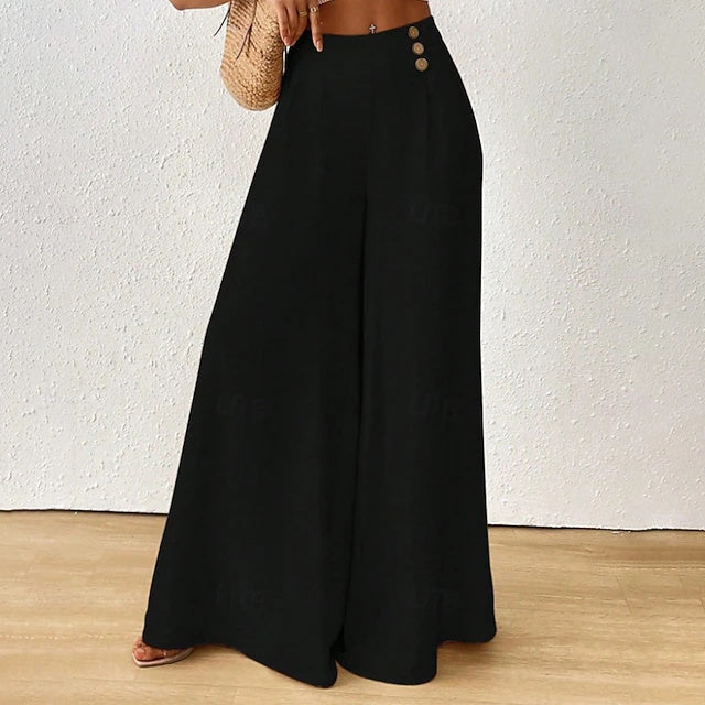 Ultra soft and lightweight fabric, loose wide leg design, comfy for beach trips and daily summer outfits.