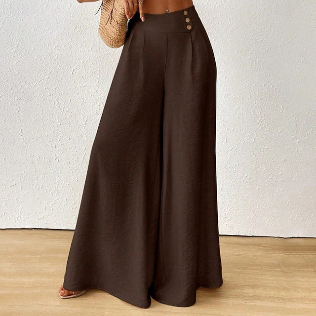 Ultra soft and lightweight fabric, loose wide leg design, comfy for beach trips and daily summer outfits.