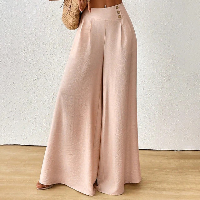 Ultra soft and lightweight fabric, loose wide leg design, comfy for beach trips and daily summer outfits.