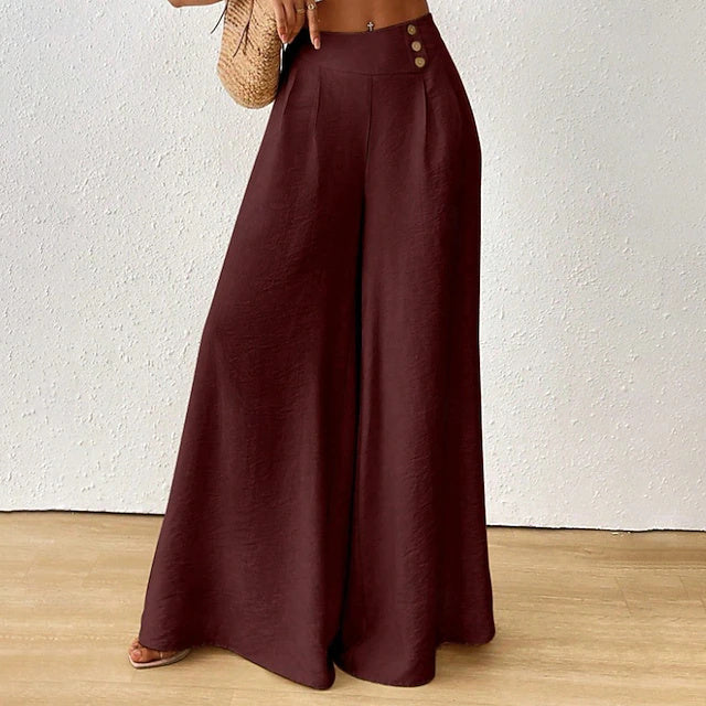 Ultra soft and lightweight fabric, loose wide leg design, comfy for beach trips and daily summer outfits.