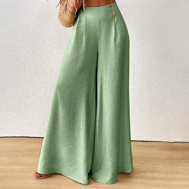 Ultra soft and lightweight fabric, loose wide leg design, comfy for beach trips and daily summer outfits.