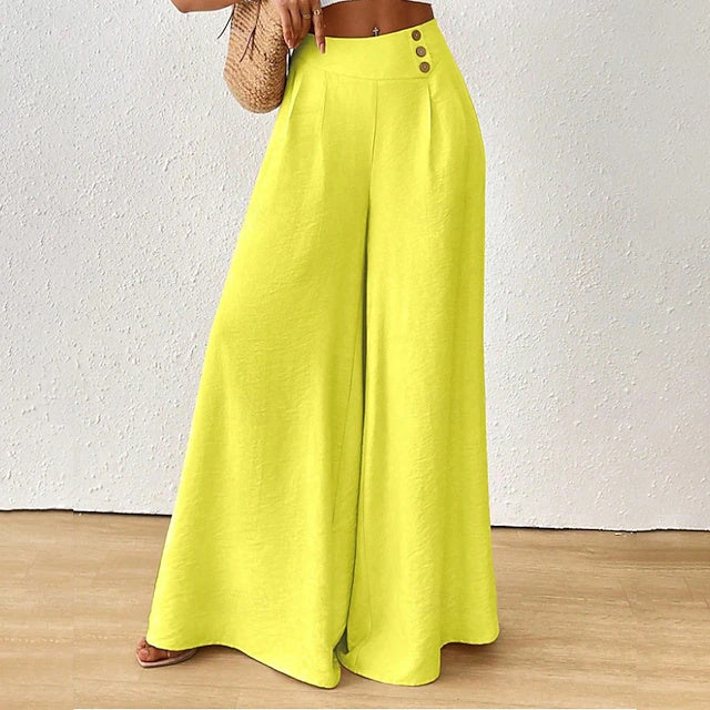 Ultra soft and lightweight fabric, loose wide leg design, comfy for beach trips and daily summer outfits.