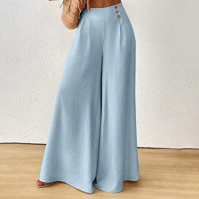 Ultra soft and lightweight fabric, loose wide leg design, comfy for beach trips and daily summer outfits.