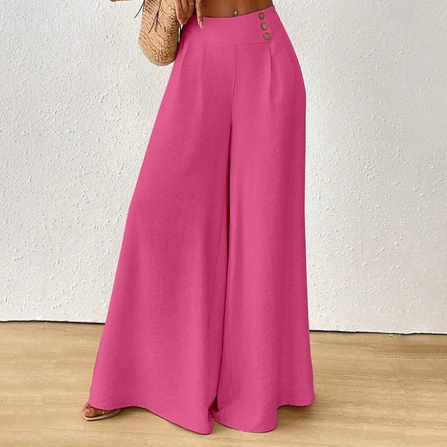 Ultra soft and lightweight fabric, loose wide leg design, comfy for beach trips and daily summer outfits.