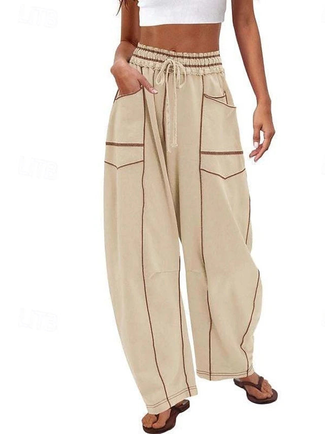 Loose retro design, soft lightweight fabric and great air permeability, comfy for vacation and daily casual looks.