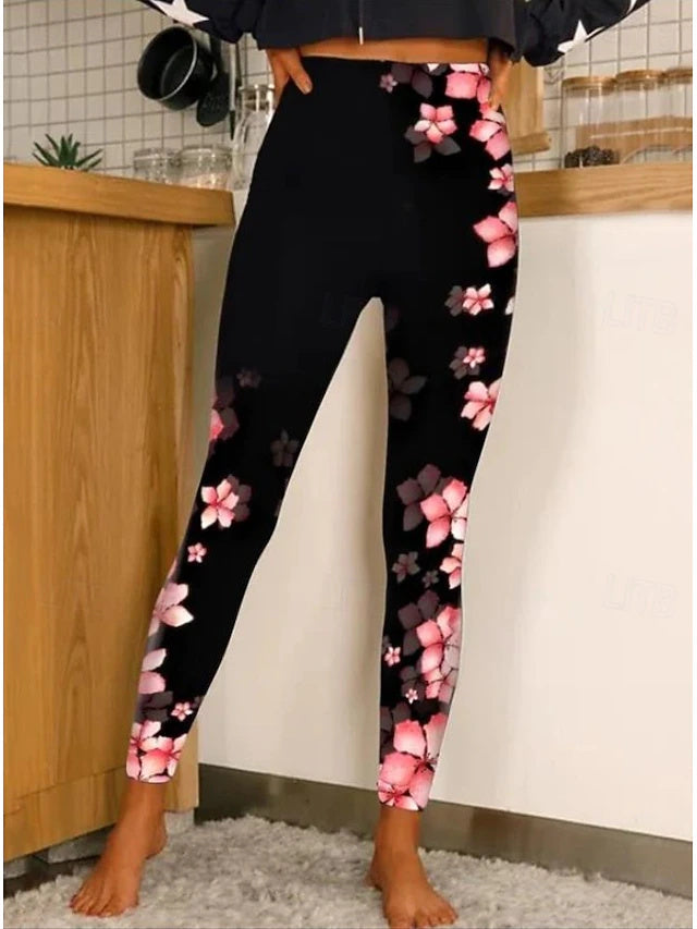 Christmas 3D Print Full Length Leggings Stretch