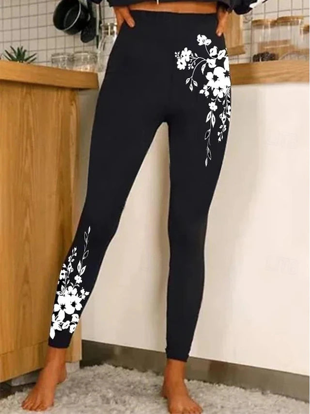Christmas 3D Print Full Length Leggings Stretch