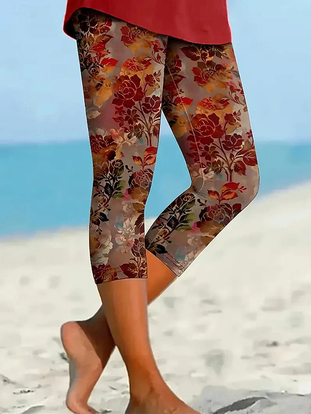 Exquisite floral and leaf prints feature classic ethnic charm.