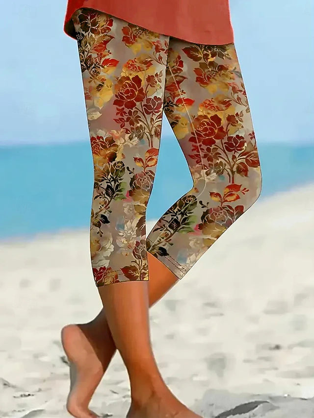 Exquisite floral and leaf prints feature classic ethnic charm.