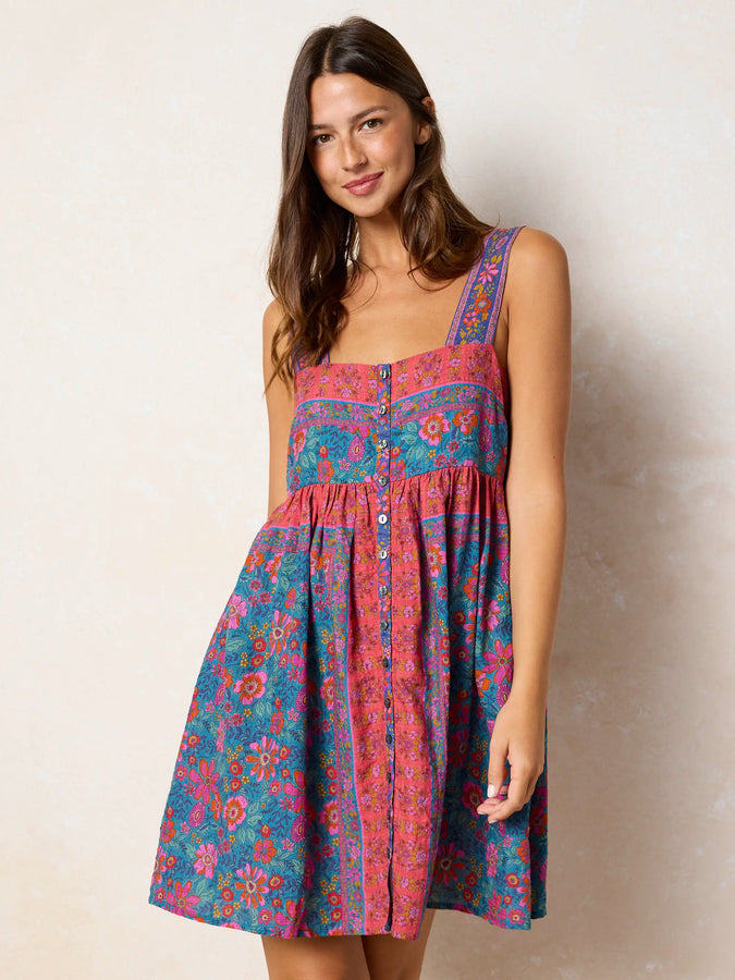 Women's Boho Floral Dress