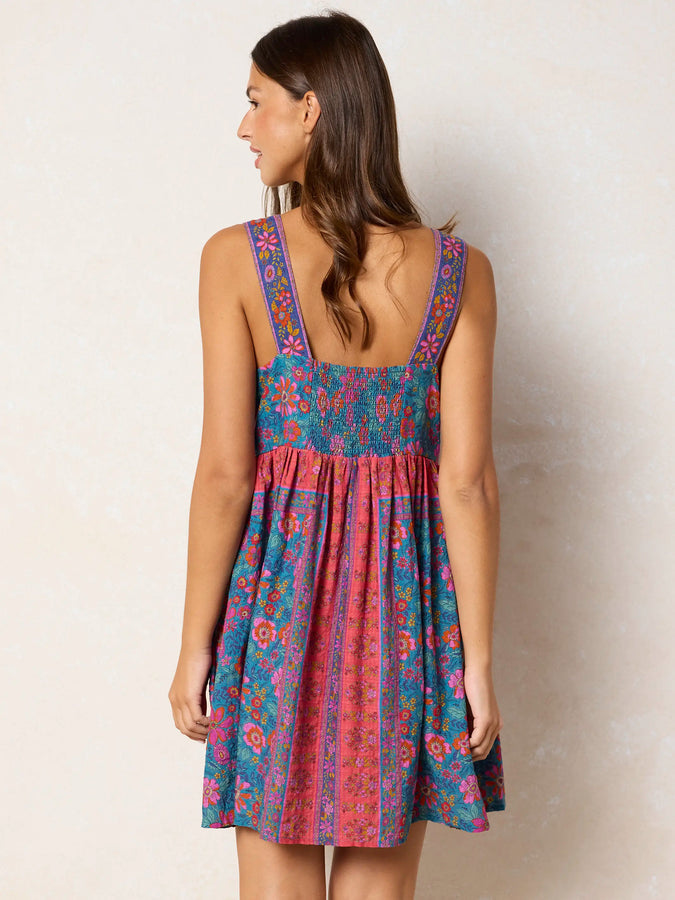Women's Boho Floral Dress